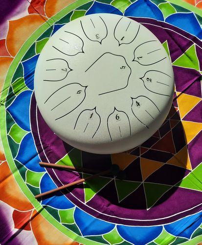 Customer photo review of Sonodrum Zungentrommel - "Standard" - Handgefertigt - 30cm - 11 Zungen - D-Dur