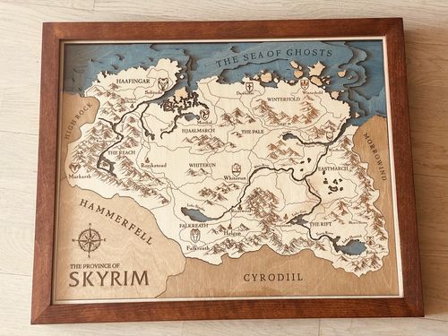 Customer photo review of SKYRIM 3D MAP