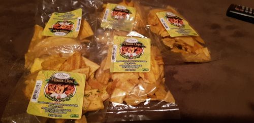 Customer photo review of Lisa's Triple L Garlic & Parsley Plantain Chips 2.30oz (3 & 6 Pack)