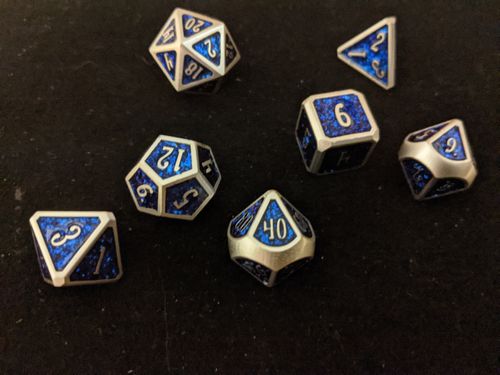 Customer photo review of Mystery Dice Set (Metal)