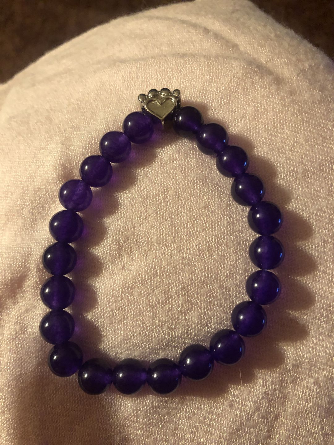 Customer photo review of Help For Paws™ Bracelet In Purple