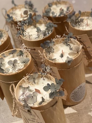 Customer photo review of Wholesale Bamboo Cups - Set of 20