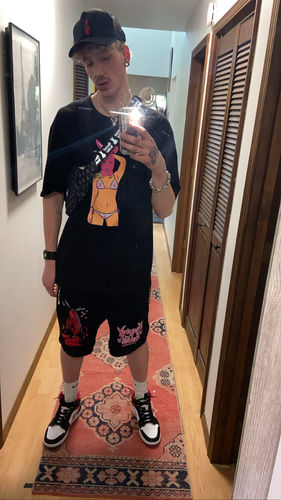 Customer photo review of Praying Rabbit Fanny Pack