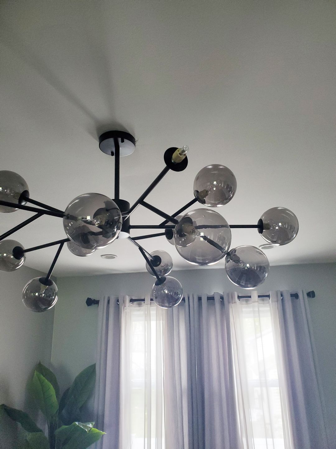 Customer photo review of Modern Sputnik Branching Bubble Chandelier