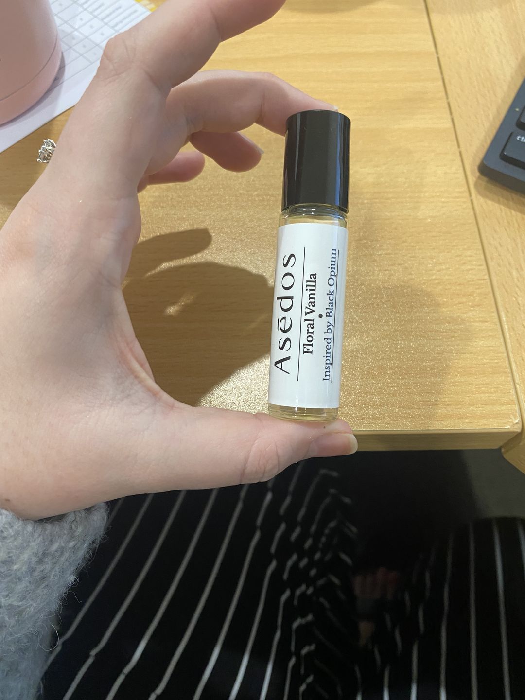 Customer photo review of FLORAL VANILLA PERFUME OIL