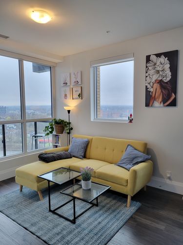 Customer photo review of 'Graceful Flower' Framed Canvas