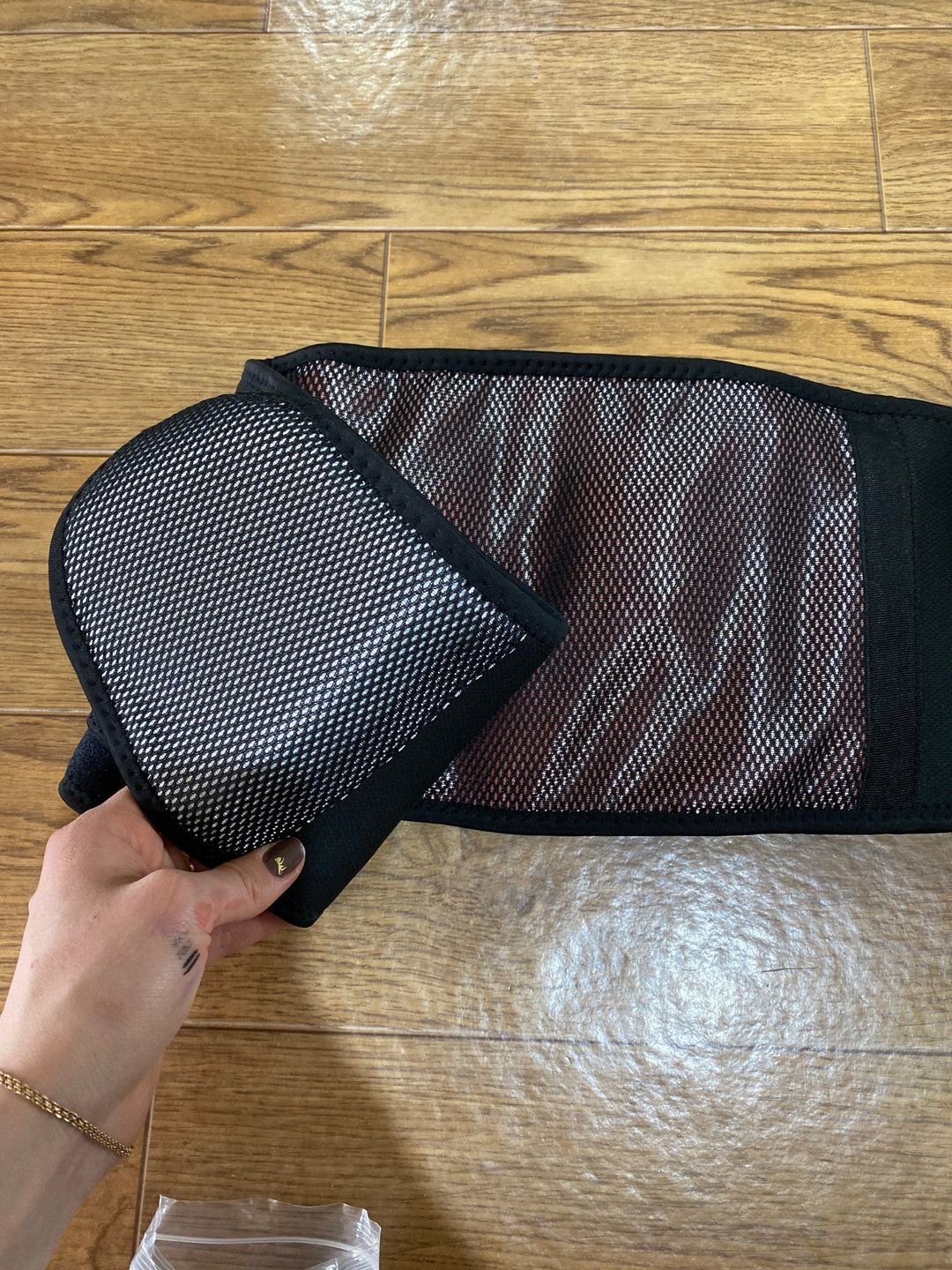 Customer photo review of Lumbar Decompression Belt With Heat & Massage