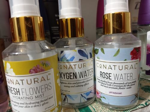 Customer photo review of Fresh Flowers Hydrating Mist
