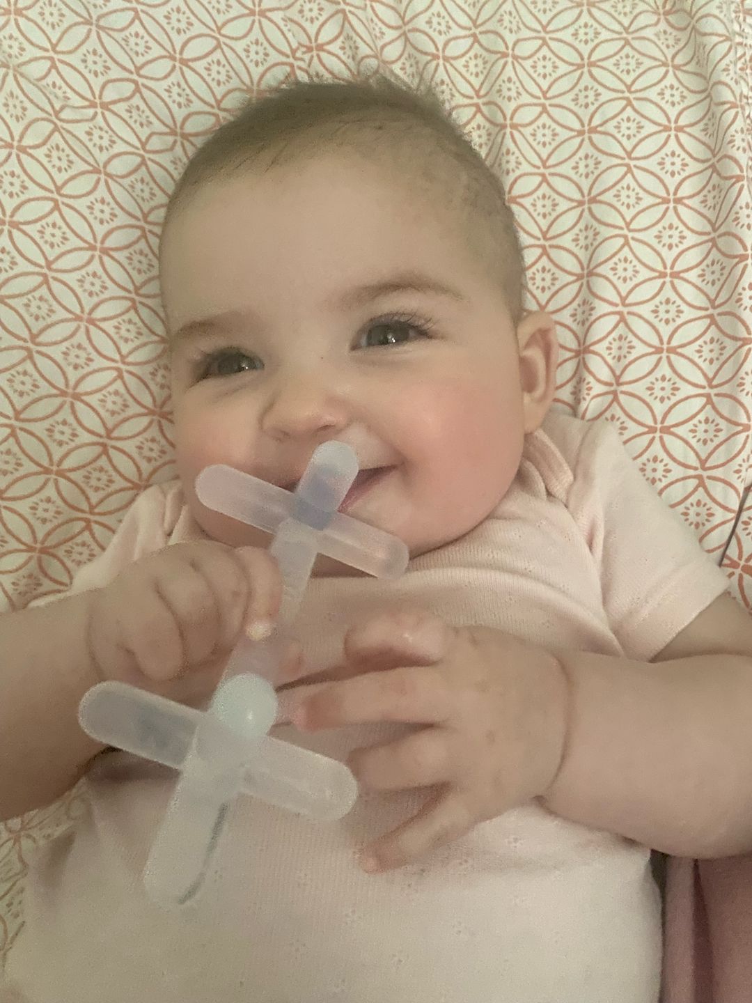 Customer photo review of moonjax® baby teether