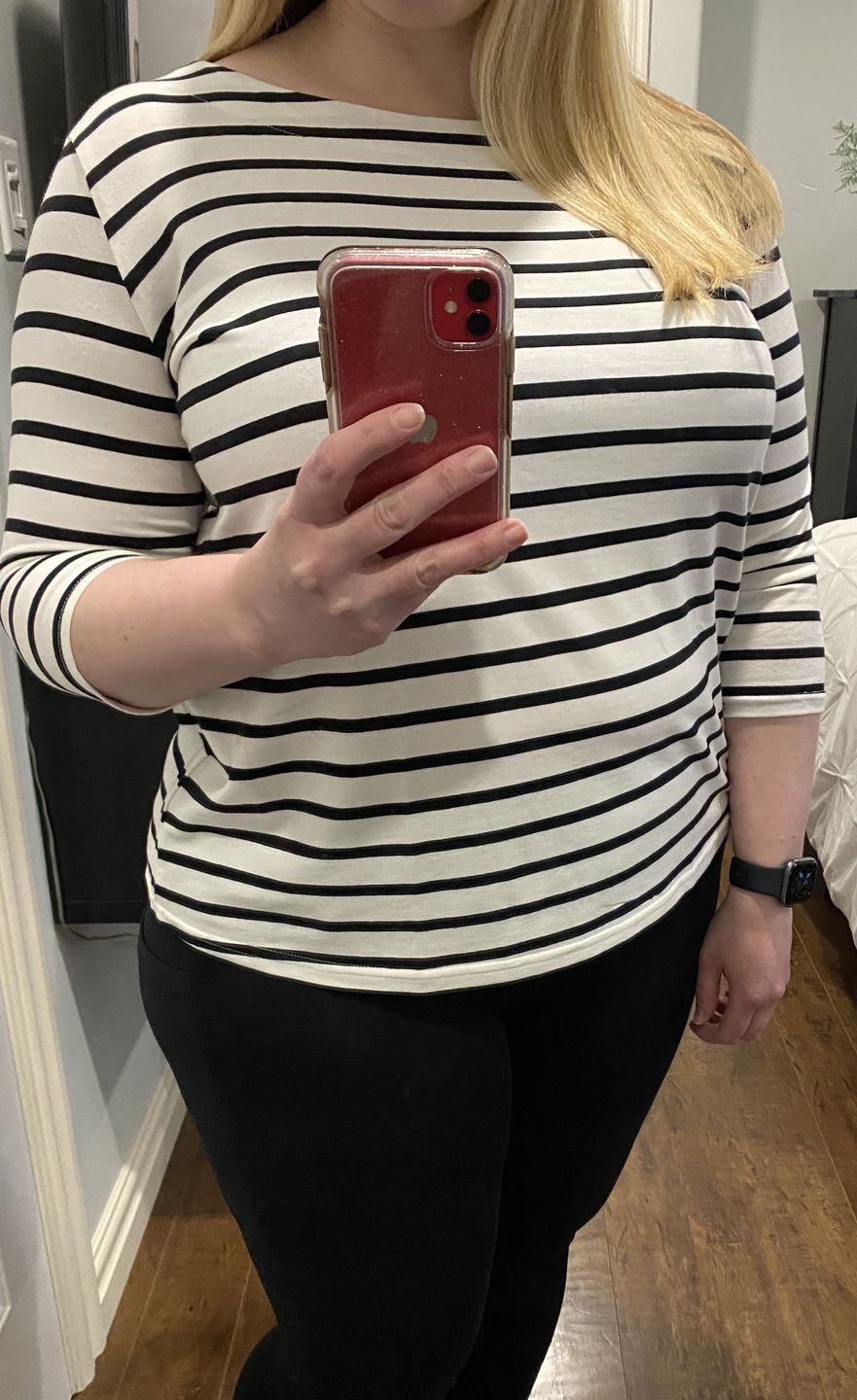 Customer photo review of *Freshly Baked* Boatneck Top