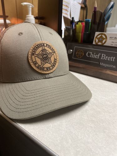 Customer photo review of Richardson 115  Leather Patch Hat