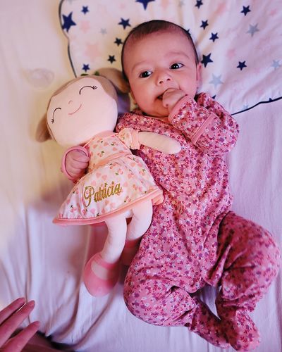 Customer photo review of Personalized Gloveleya Spring Girl Doll With Gift Bag - 6 Colors