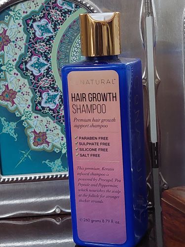 Customer photo review of Hair Growth Shampoo