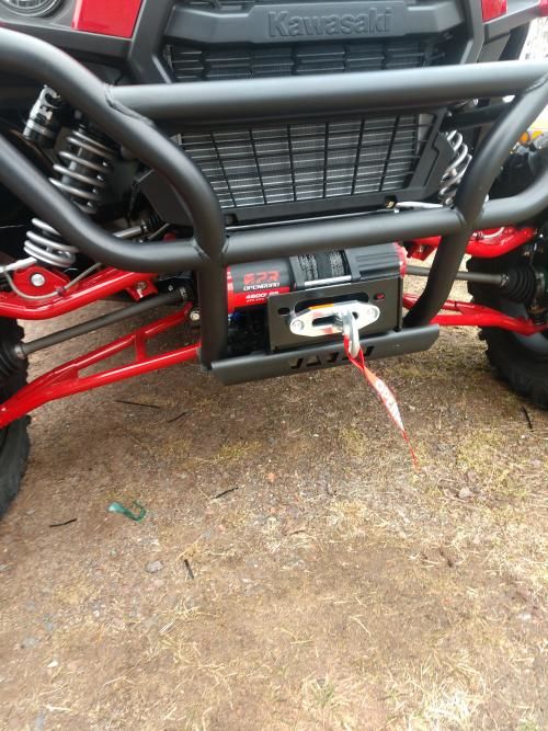 Customer photo review of OPENROAD 4500lbs ATV/UTV Winch with Synthetic Rope and Wireless Remotes