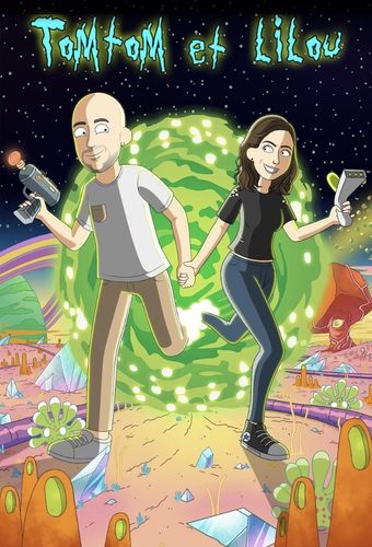 Customer photo review of Caricature cartoon: Portrait Personnalisé Aventures Spatiales