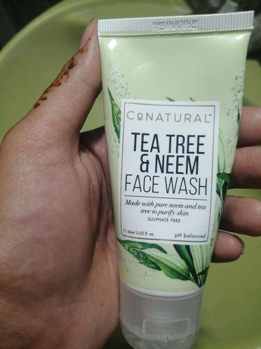 Customer photo review of Tea Tree & Neem Face Wash