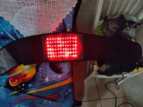 Customer photo review of Lumbar Decompression Belt With Heat & Massage