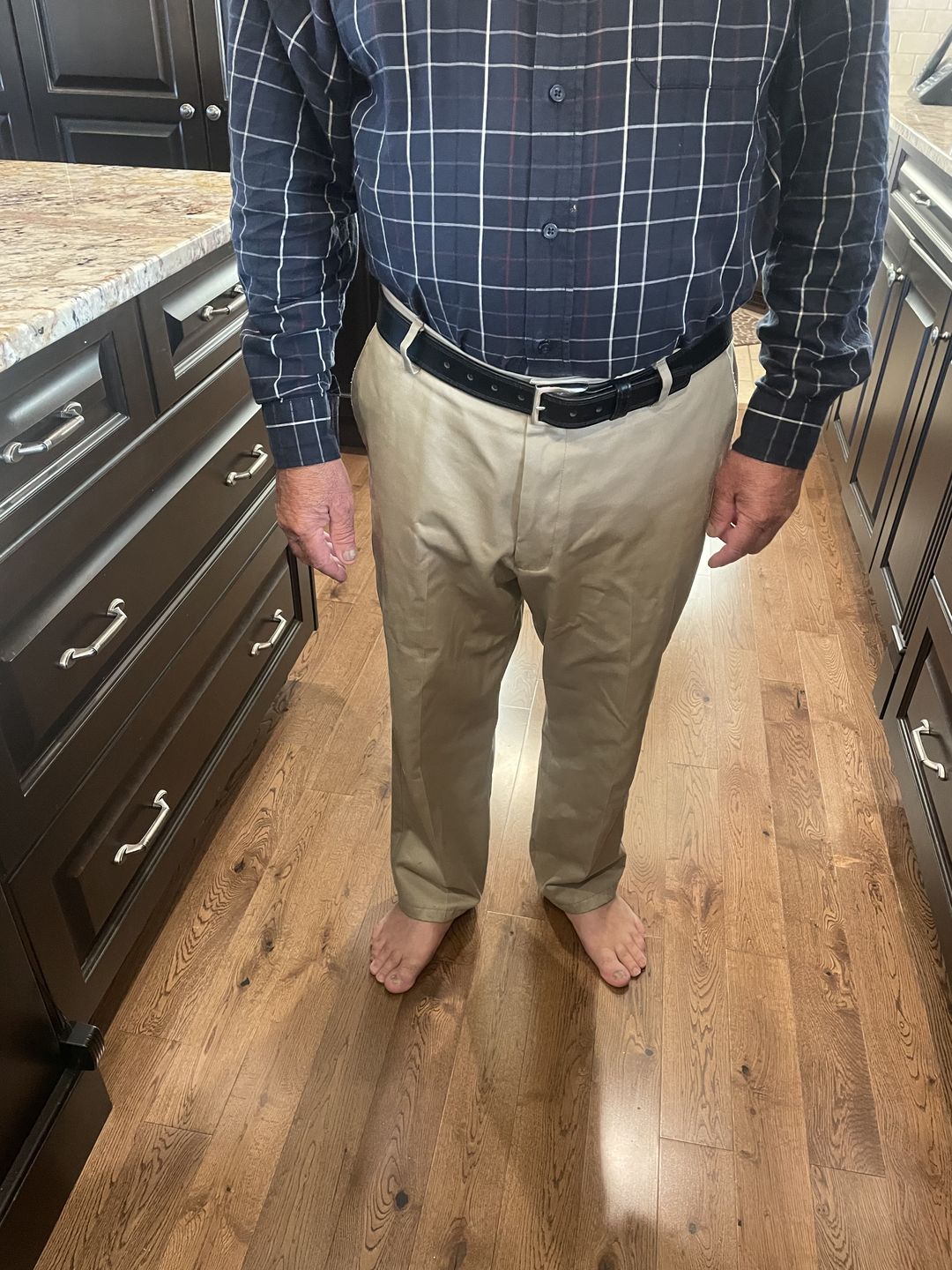 Customer photo review of The Milestone Belt - Black Formal 100% Real Leather Belt