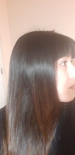 Customer photo review of Shampoo anticaspa en barra + Cajita de regalo