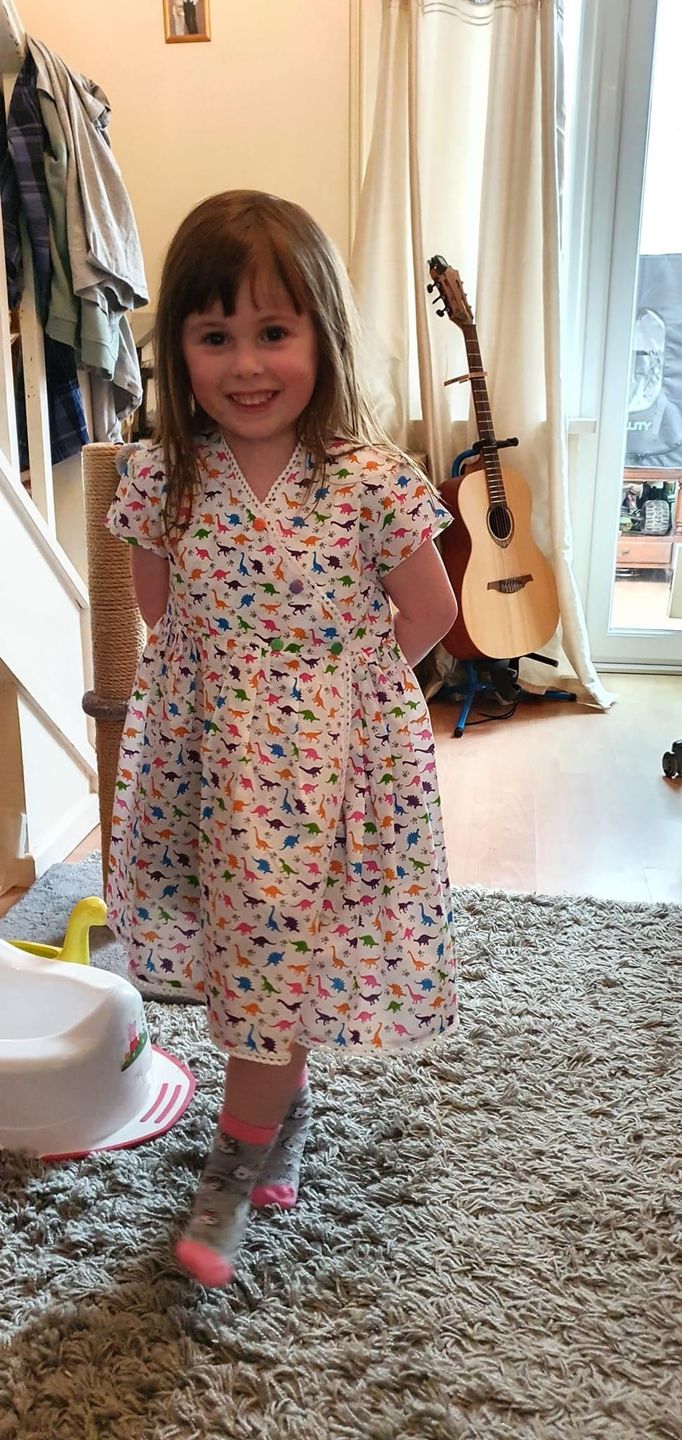 Customer photo review of Mini Dinosaurs Polycotton Fabric