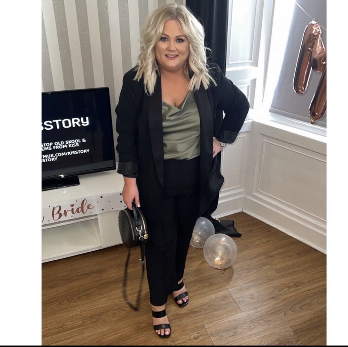 Customer photo review of The Rosie Circle Croc Bag