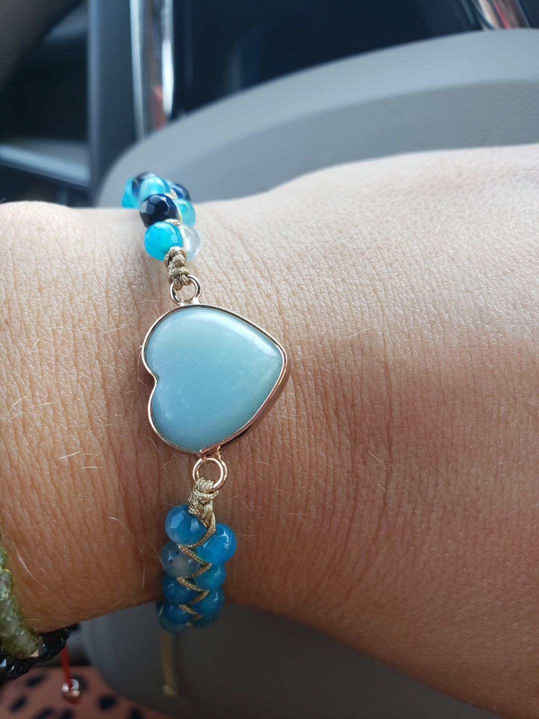 Customer photo review of From the Heart Amazonite Bracelet