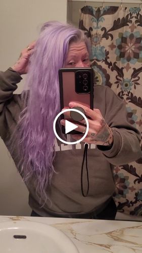 Customer video review of Full Shine Sew In Hair Weft Bundles 100% Remy Human Hair Platinum Blonde (#60)
