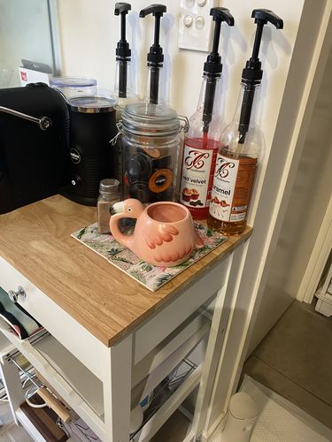 Customer photo review of Caramel Coffee Syrup