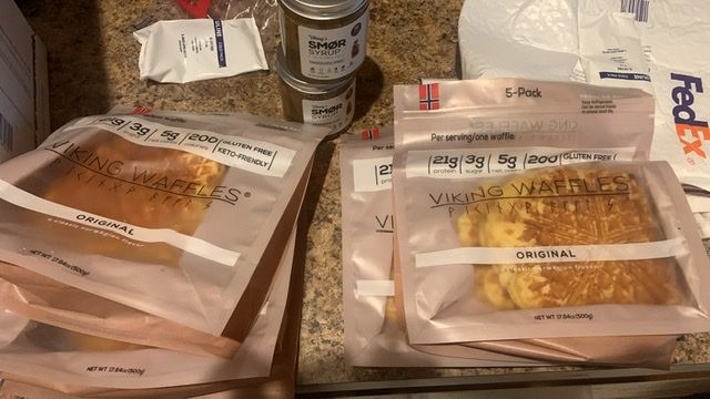 Customer photo review of Original Viking Waffles (Keto-Friendly)