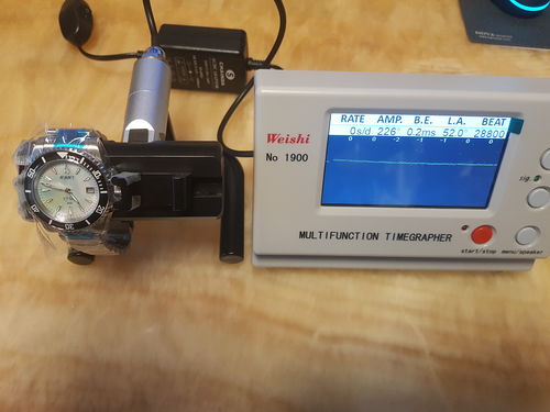 Customer photo review of Aquacy 1769 Hei Matau Men's Automatic 300M White Diver MOP Watch 1769.WMP.B.S