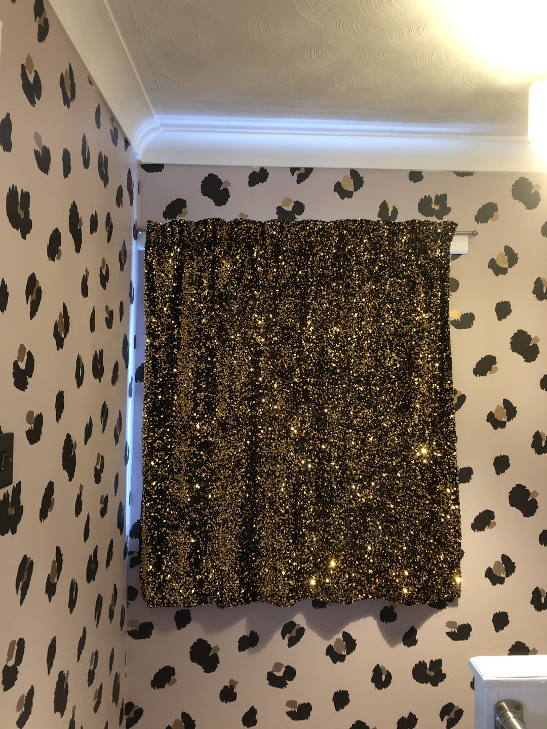 Customer photo review of Heavy Sequin Velvet Fabric