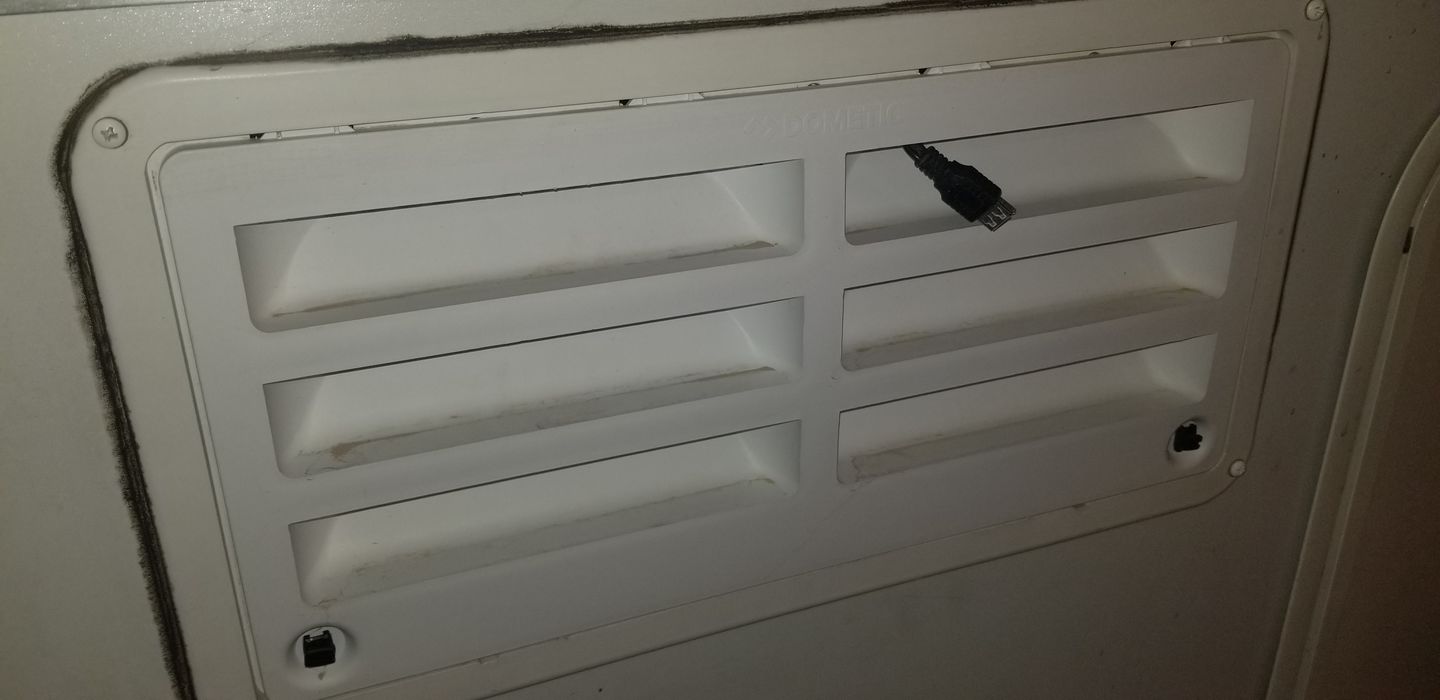 Customer photo review of Refrigerator Vent White