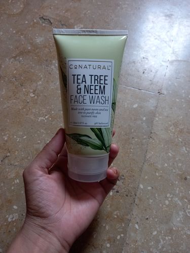 Customer photo review of Tea Tree & Neem Face Wash