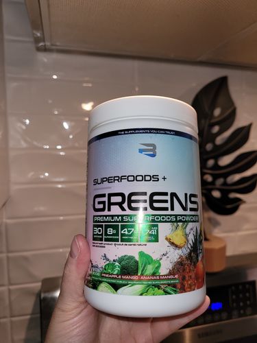Customer photo review of Believe Supplements - Superfoods + Greens - 300g