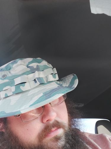 Customer photo review of Big Fisherman's Hat, Desert Camo