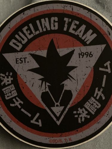 Customer photo review of Dueling Team - 3" Decal Sticker