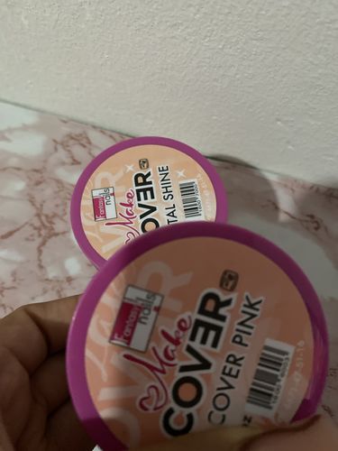 Customer photo review of Acrílico Make Cover Cover Pink 2 oz Fantasy Nails