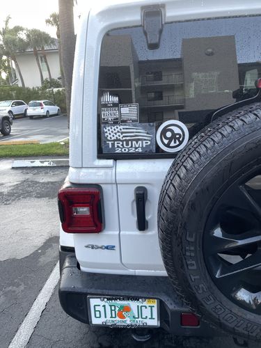 Customer photo review of Trigger Warning Sticker Pack