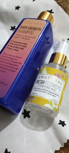 Customer photo review of Fresh Flowers Hydrating Mist