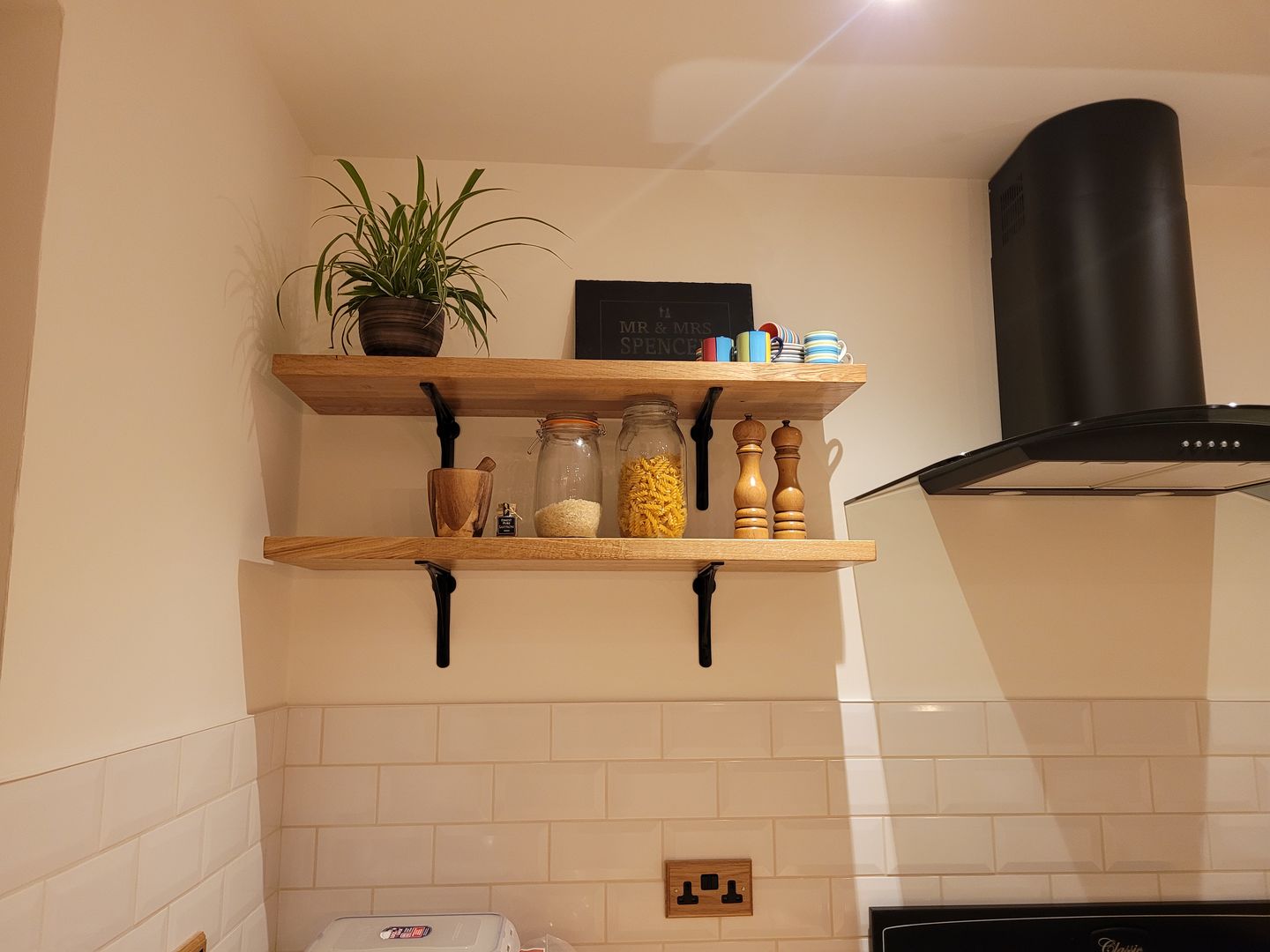 Customer photo review of 6 Inch Ironbridge Cast Iron Shelf Bracket
