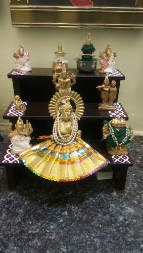 Customer photo review of Wooden 3 Step Deity Stand / Pooja Stand