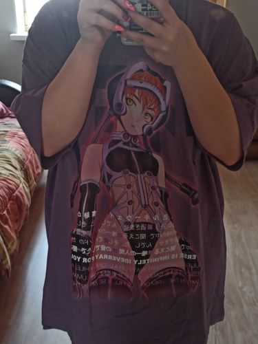 Customer photo review of Harajuku Style H Girl Tee