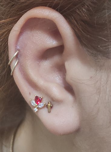 Customer photo review of Piercing Corazón de Sailor Moon