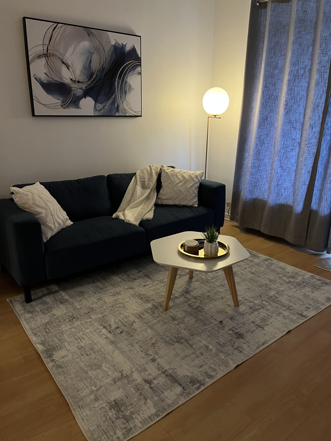 Customer photo review of Abstract Evalina Grey Rug