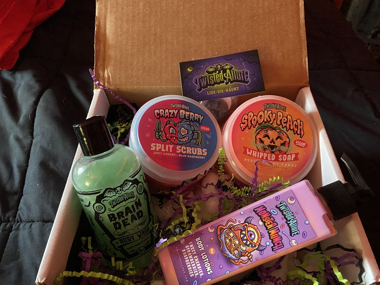 Customer photo review of Crazy Berry Split Scrub