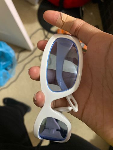 Customer photo review of Harajuku Style Moon Rectangular Sunglasses
