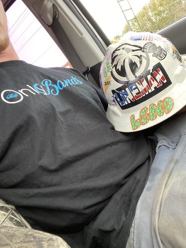 Customer photo review of OnlyBands Tee