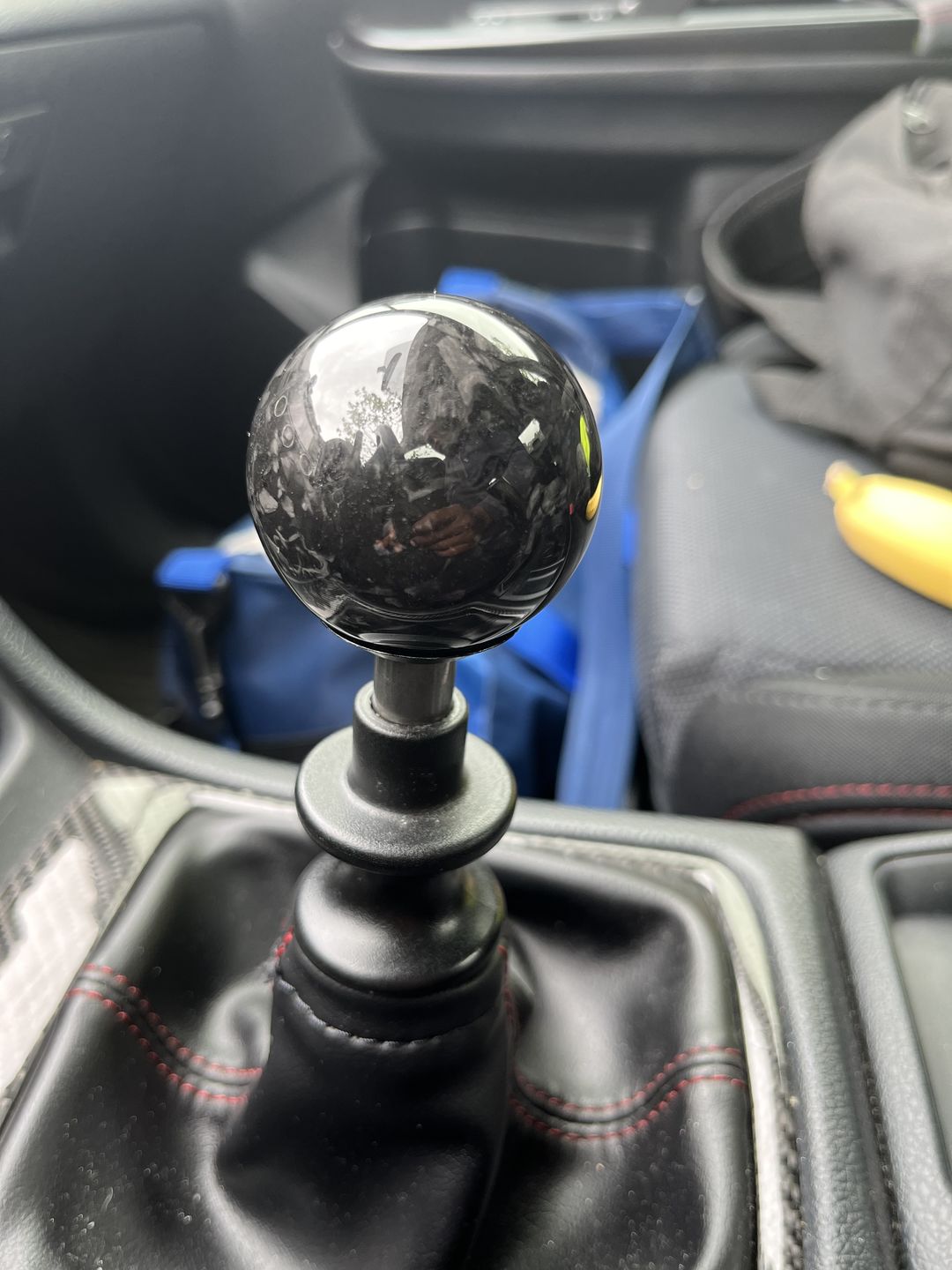Customer photo review of Forged Carbon Fiber Shift Knob