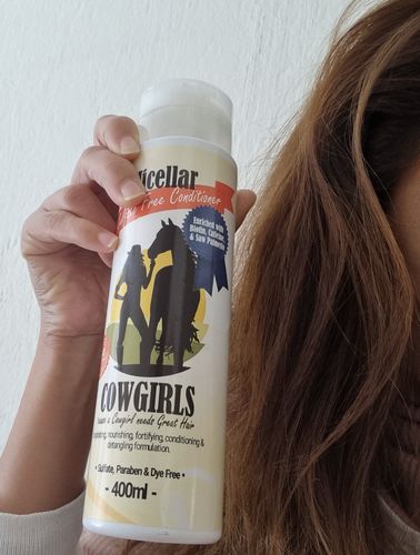Customer photo review of Micellar Sulfate-Free Shampoo & Conditioner Combo