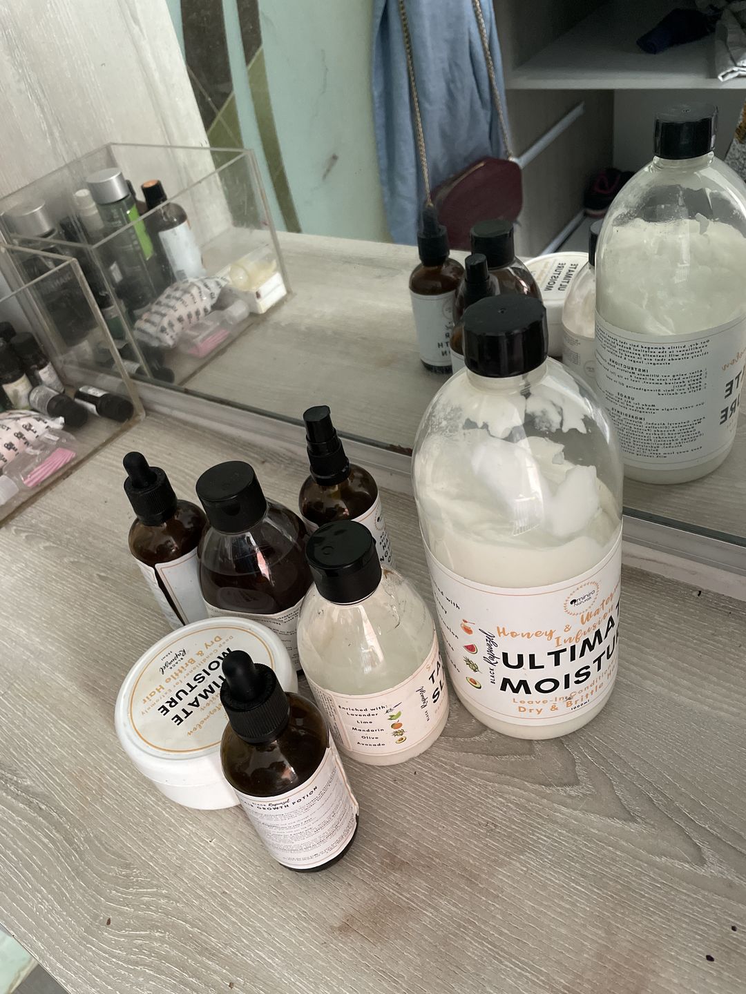 Customer photo review of Honey & Watermelon Infusion - Ultimate Moisture Leave-in Conditioner